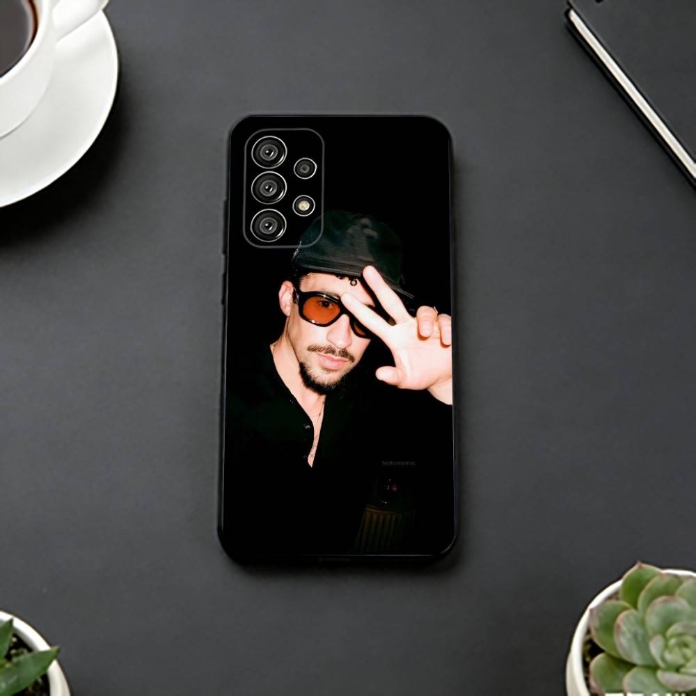 

Bad B-BunnyS D-DTMF Phone Case For Samsung S25,S24,S21,S22,S23,S30,Ultra,S20,Plus,Fe,Soft Silicone Black Cover Samsung S22ULTRA5G