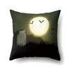 Halloween Pillowcase Car Waist Pillow Pumpkin Sofa Cushion Cover Office Home Living Room Pillowcase