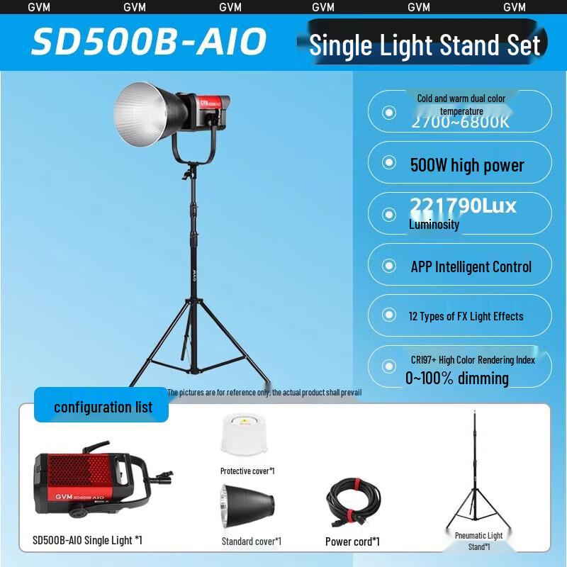 GVM AIO LED Bi-color Video Fill Light