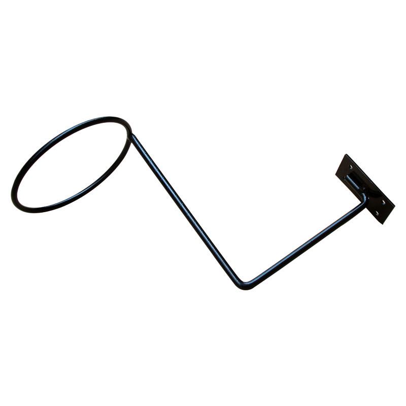 Suporte de Parede Preto para Exibição de Bonés e Capacetes com Cabeça de Bola