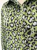 2024 Spring Women's Leopard Print Casual Two-Piece Set: Long Sleeve Top & Pants