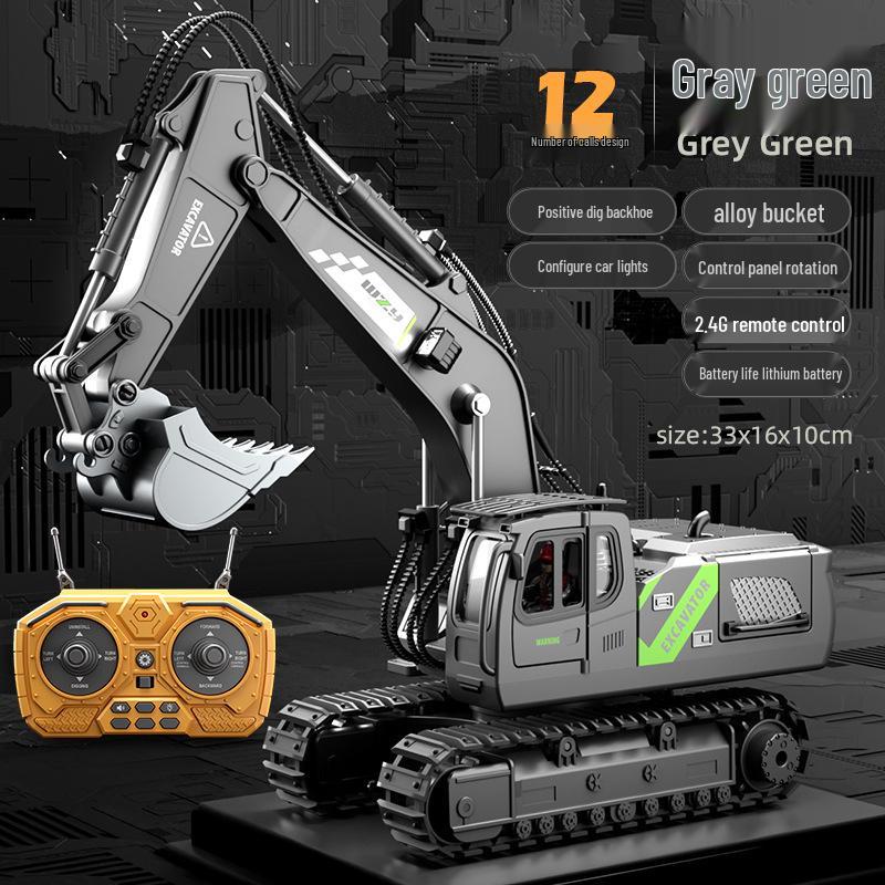 Перезаряжаемый сплавной экскаватор на радиоуправлении - Инженерная машина для детей