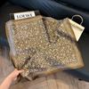 Silk scarf 71 * 71 imitation silk square scarf Korean atmosphere neck silk scarf flower pattern flower polka dot scarf