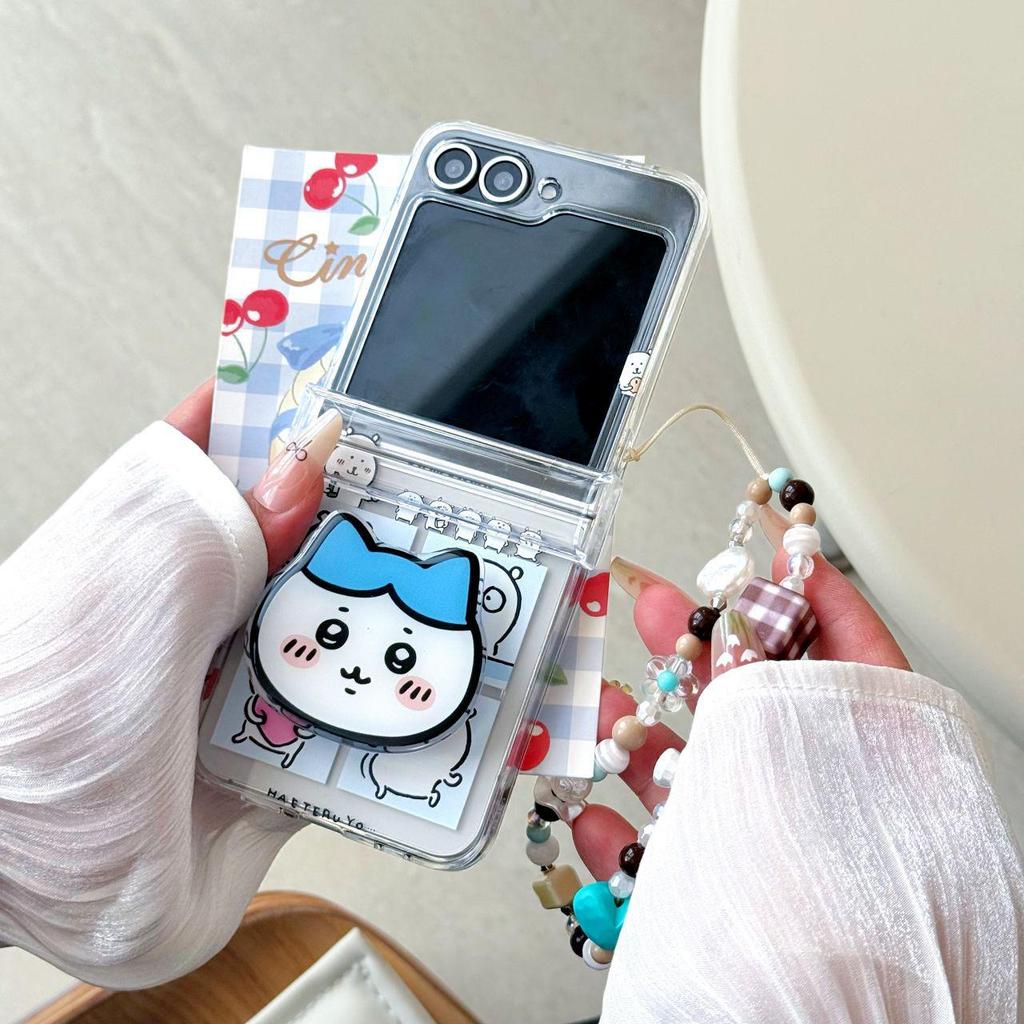 Korean Style Flower Samsung Z Flip7 Drop-Proof Case for Women - Fits Z Flip6, Flip3, Foldable Screen, Creative Design