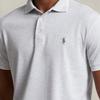 Polo Ralph Lauren Solid Color Logo Embroidered Slim Fit Short Sleeve Polo Shirt Men Tops Light-Gray MNPOKNI1N821738-020