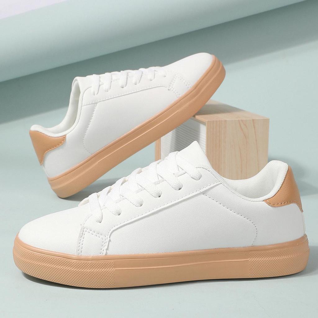 Autumn 2025 Women's Premium White Leather Sneakers