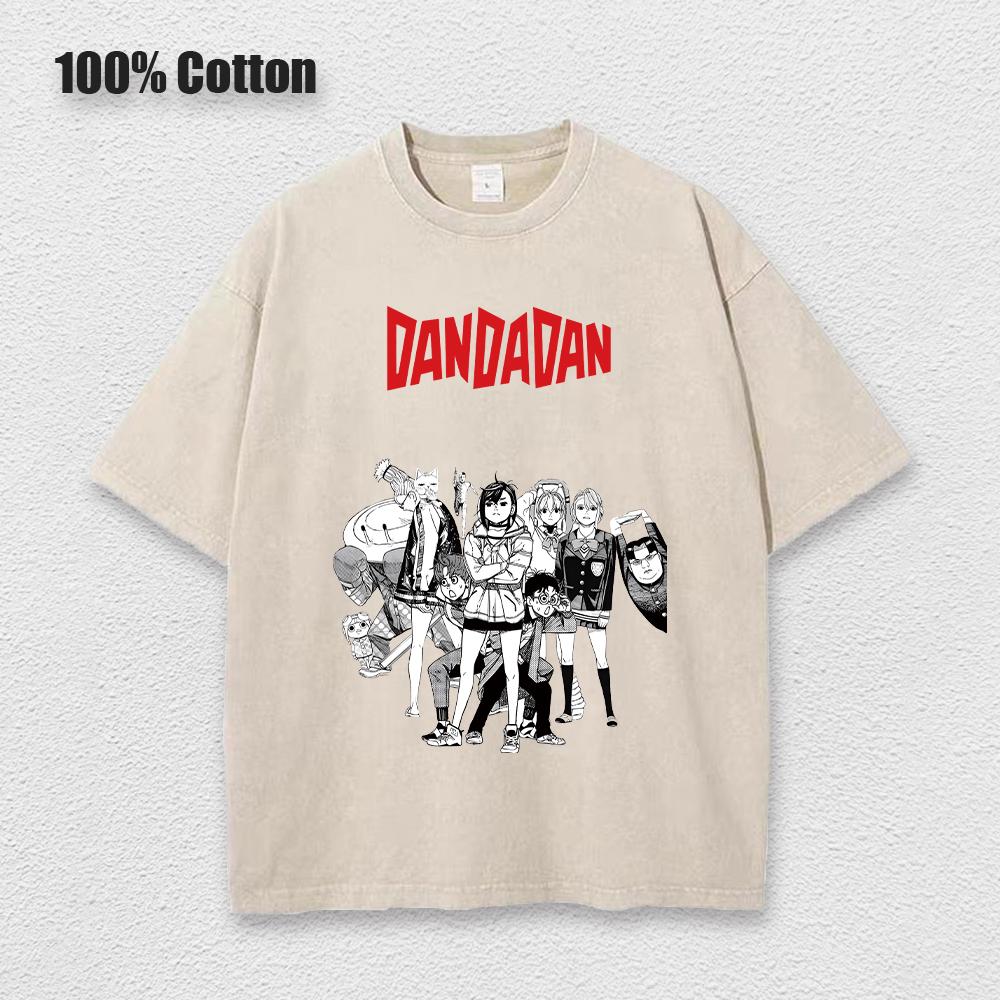Graphic Vintage Acid Wash Cotton Tee for Men Women Summer Oversized TShirt Short Sleeve Crewneck Tops Cosplay Outfits