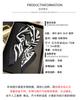 Black and white rhythm printing silk scarf square scarf high-end sense versatile shawl sunscreen neck small square scarf headscarf women's scarf
