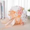 Elegant Wedding Bouquet Artificial Rose Flower With Realistic Design For Bride Bridal Shower Engagement Accessory