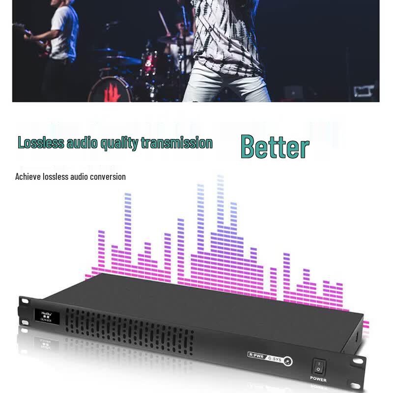HuiDu GLM-808 Professional 8-In 8-Out Audio Processor (CN Version)