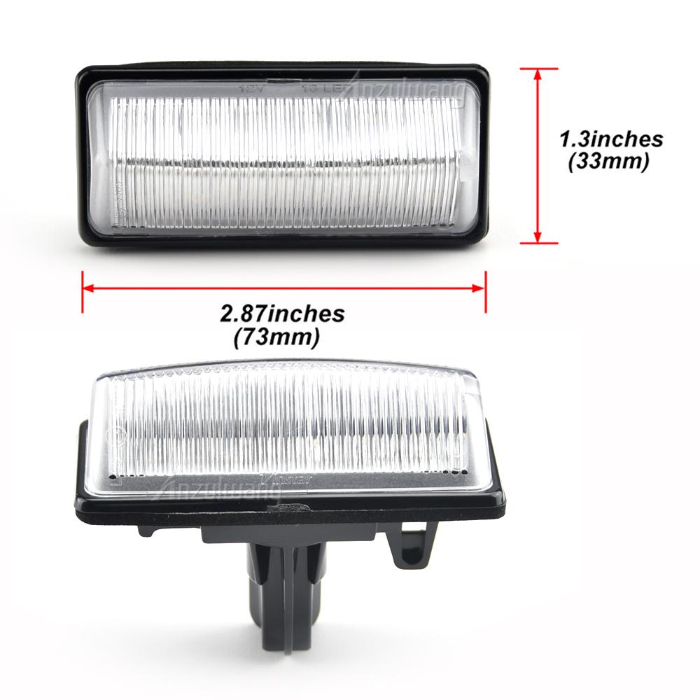 Lampa LED pentru placa de inmatriculare pentru Nissan Altima 2013-2018 Maxima Rogue Murano Pathfinder Quest Sentra Versa Note JX35