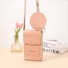 Fashion Two-piece Women's Bag Vertical Touchable Mobile Phone Bag Multi-compartment Messenger Bag with Mini Change Bag