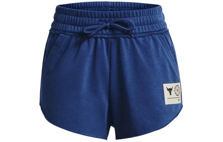 Under Armour Project Rock Casual Shorts Women s Blue 1377448-471 M