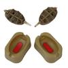 MUQZI Sports Accessory Inline Method Carp Fishing Feeder Mould Tackle Accessories with Lead Weight