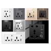 1Pc Power 2100Ma Usb Outlet Fast Charging Panel 86-Type 13A Wall Type C Interface Socket Maximum Voltage 250V For Uk Us Eu
