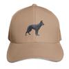 Black GerUnisex Shepherd GSD Baseball Cap Moisture Wicking Quick Dry Curved Brim Classic Fit Low Profile Unstructured