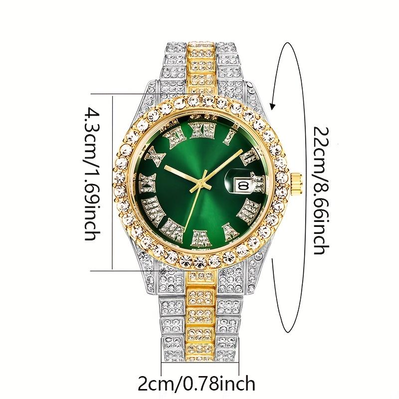 Fashion Unisex Watch, Quartz Movement, Round Alloy Case, Analog Display, Alloy Strap, Perfect for Daily Wear, Parties, Gifts