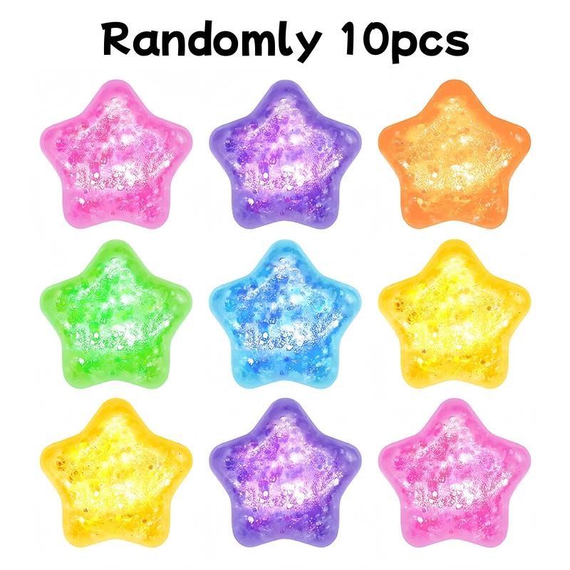 Glitter Malt Candy Mini Star Squeeze Toy Fun Slow Rebound Stress Ball