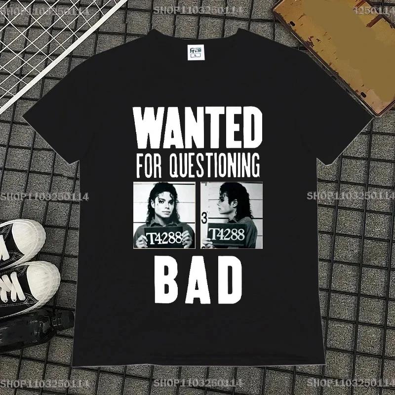 Michael Jackson T Shirt Design Custom Aldult Teen Unisex Digital Printing Tee Shirts Funny Art Streetwear Cartoon Tee  T-Shirt