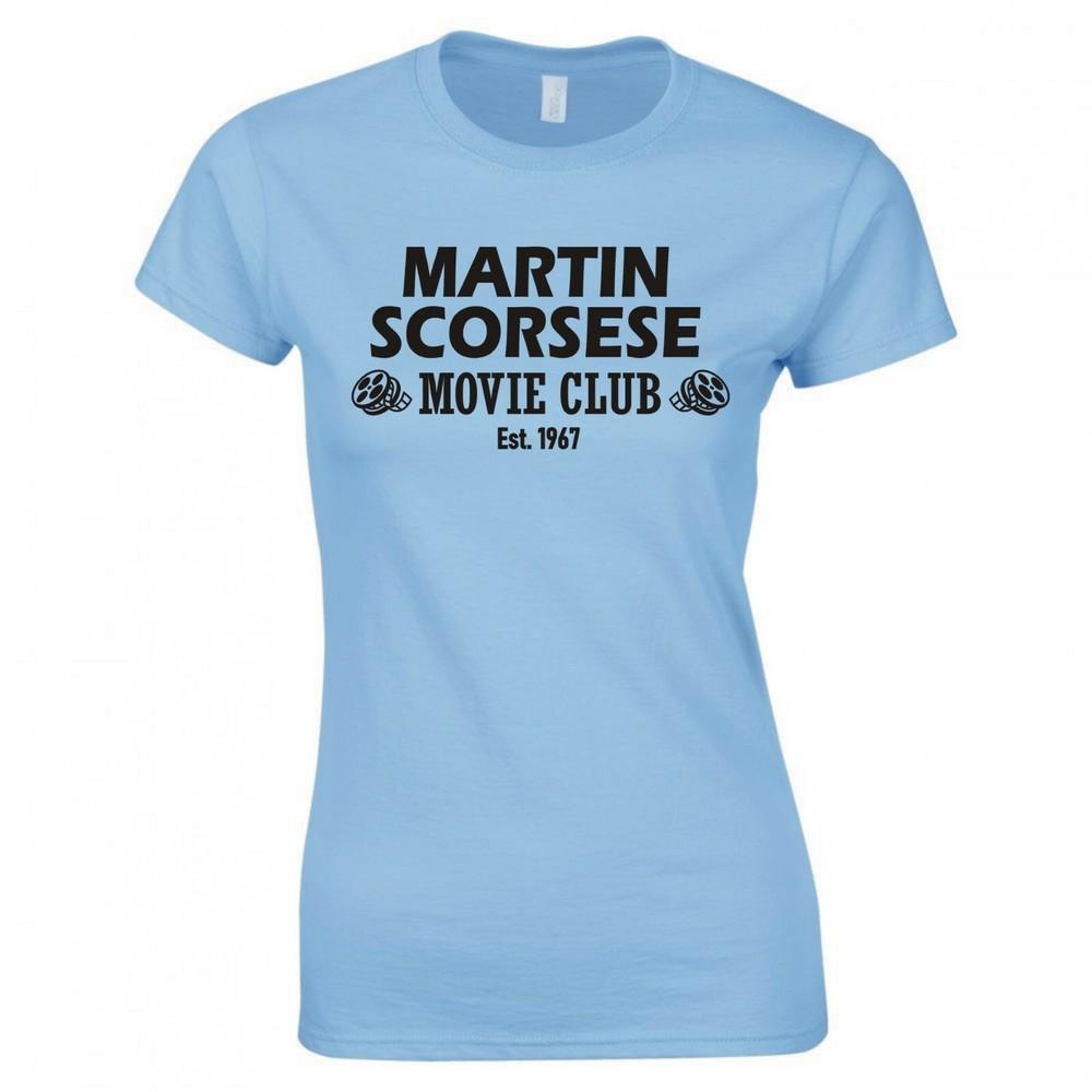 Movie Humour Martin Scorsese Movie Club Ladies Skinny Fit Tshirt S