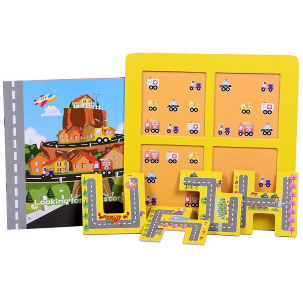 

Высококачественные детские головоломки с животными-лабиринтами IQ Mind Logic Brain Teaser Puzzles Game Toys For Kids Learn жёлтый