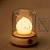 Mini Desktop LED Night Lamp Creative USB Rechargeable Portable Cartoon Table Lamp for Coffee Bar Home Decor