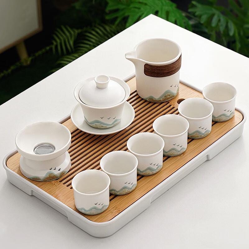 Coarse Pottery Distant Mountains Gongfu Tea Set