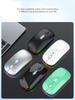 Bezdrátová myš Bluetooth Power Display Svítící nízkošumová ergonomická dobíjecí myš pro domácí kancelářskou hru