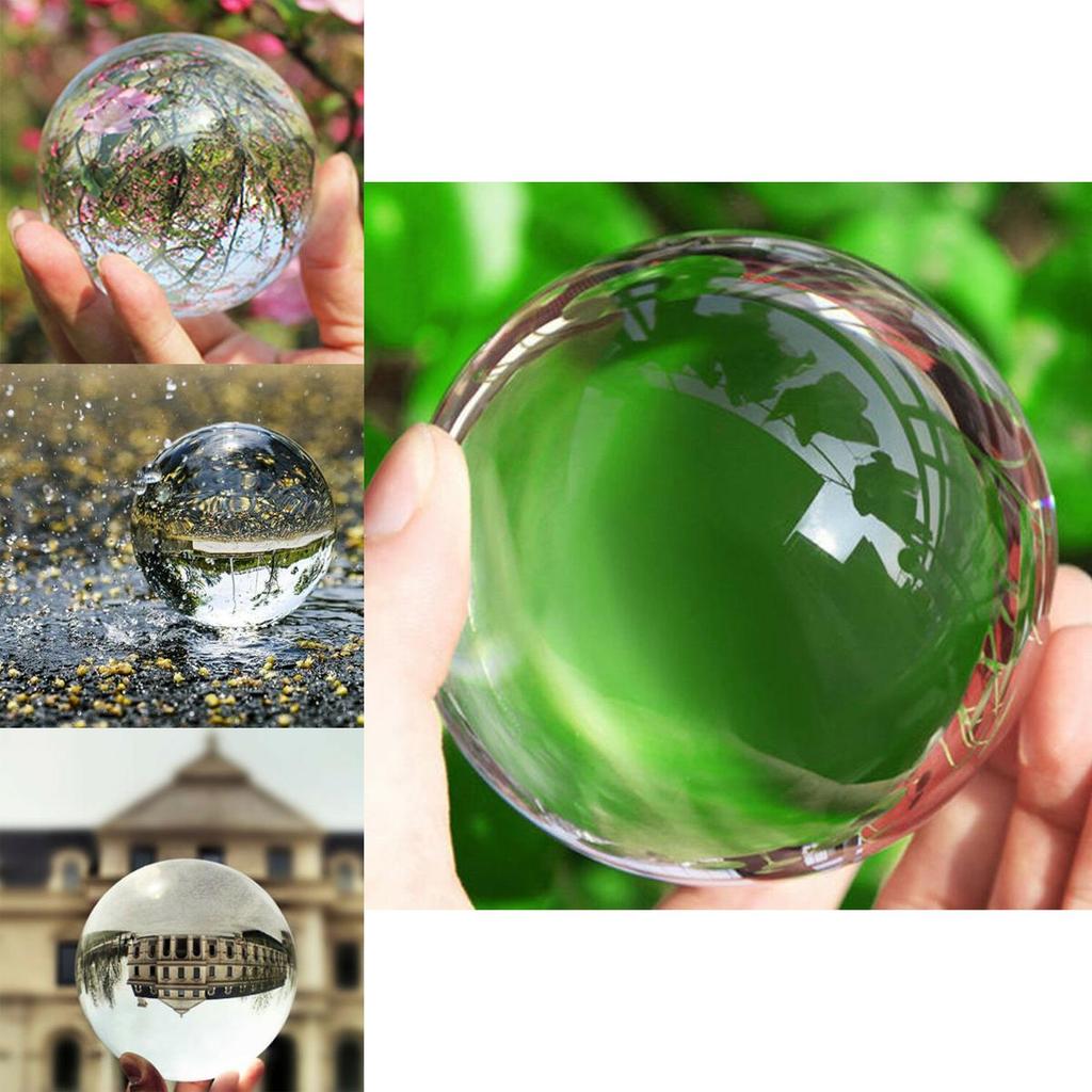 Premium Qualität Glas Klare Kristallkugel 40mm Und 60mm Für Atemberaubende Foto-Requisiten
