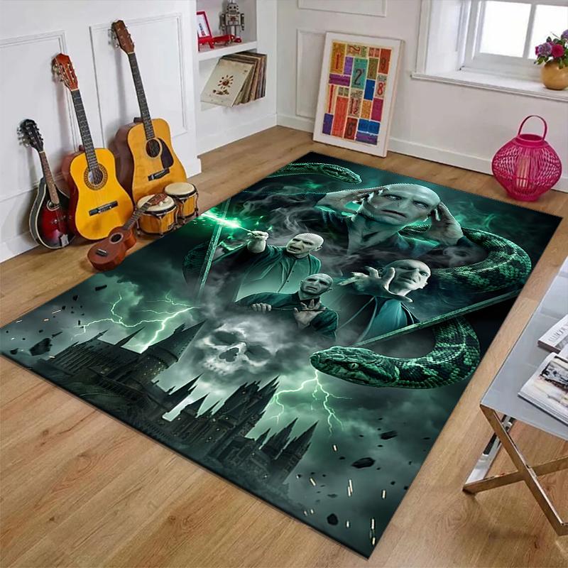 1pc Hogwarts5 Design Printed Area Rug Carpet for Bedroom Living Room Home Decor Rugs Mat Non Slip Mat Rug for Bedside