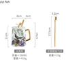 Golden Edged Ceramic Mug Spoon Lid Flower Bird Breakfast Cup Large Capacity Water Cups Coffee Cup Milk Tea Cups Flower Tea Mug