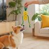 Engaging Sound Toys for Indoor Play Squeaky Cotton Rope Dog Chew Toy Aggressive Chewers, Vegetable Shaped Puppy Teething Pet Boredom Relief