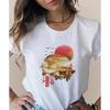 Totoro Studio Ghibli Harajuku 90er Jahre T-Shirt Damen Rundhals T-Shirt Kawaii Lustiges Cartoon T-Shirt