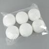 6Pcs White Foam Christmas Balls Wedding Holiday Supplies Portable Home Decorations