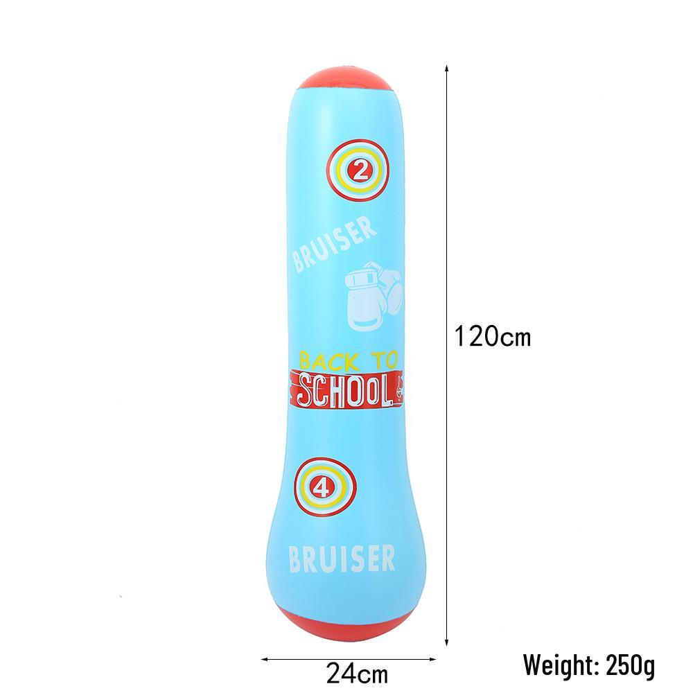 Inflatable Kids' Boxing Column Trainer - Water-Filled Sandbag Venting Toy