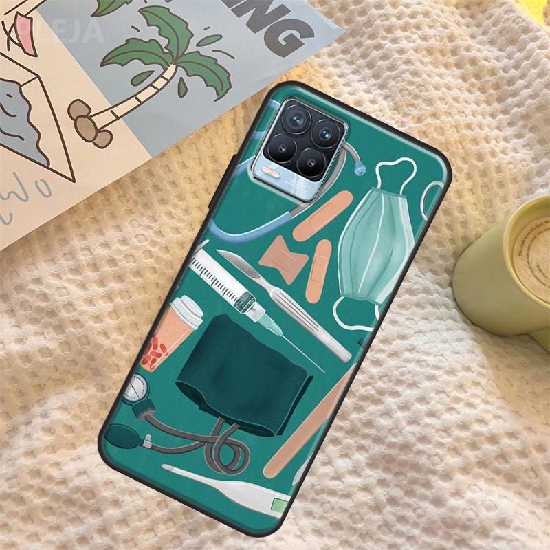 

Медицинский врач Медсестра Для Realme GT Neo 5 3T 10 Pro Plus C21Y C30 C31 C33 C35 C55 OnePlus 11 10T Nord 3 2 2T Чехол OnePlus 9Pro