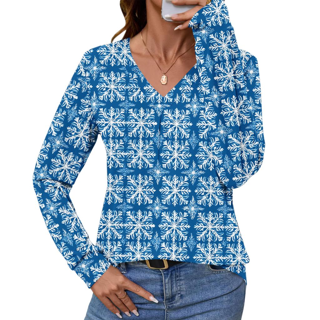 Women Long Sleeve Tops Dressy Casual V Neck Tshirts Basics Tee Vacation Fall Fashion Clothes