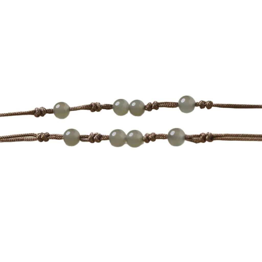 Exquisite Handwoven Hetian Jade Fashion Lanyard