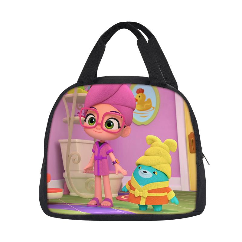 Abby Hatcher lunch bag new large capacity versatile cartoon print student boy and girl best birthday gift for school