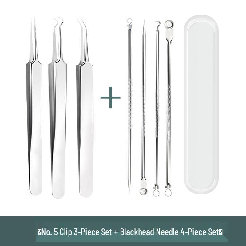 Blackhead Removal Tweezers & Acne Needle Set for Beauty Salons