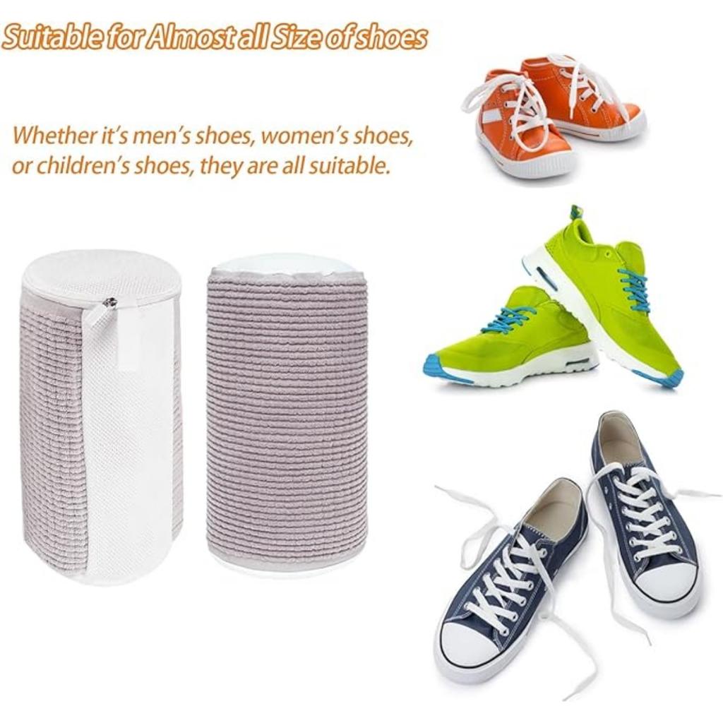 2 kusy Sáček na prádlo na boty do pračky a sušičky, Síťka na praní obuvi, Sáček na čištění obuvi do pračky, Opakovaně použitelný sáček na praní obuvi