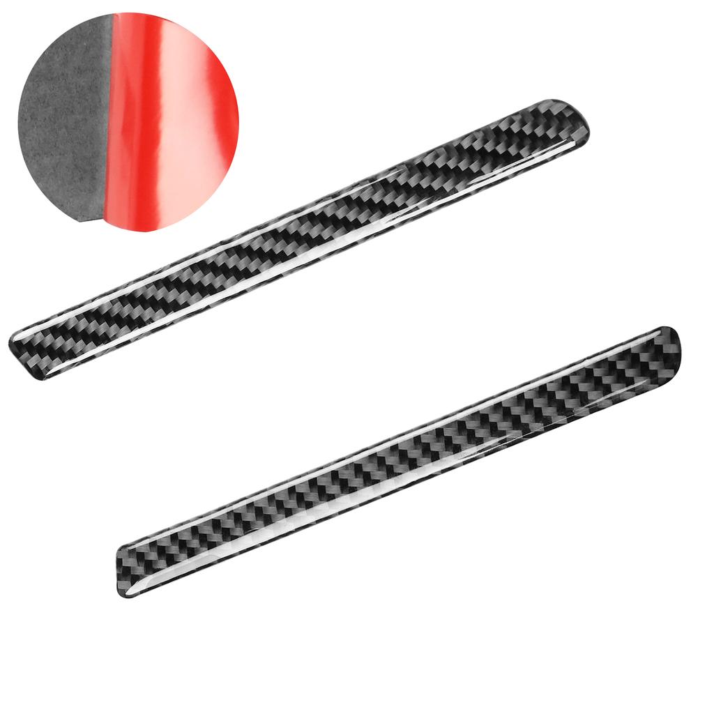 2Pcs Interior Door Armrest Panel Cover Trim Carbon Fiber Sticker Fit for Mazda MX‑5 Roadster NC 2009‑2015