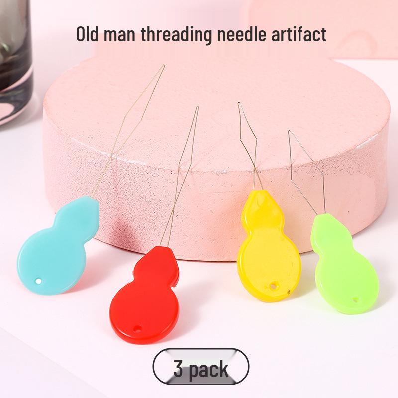 

Dual-Ended Needle Threader & Seam Ripper: Portable Stitch Picker and Cutter Tool.