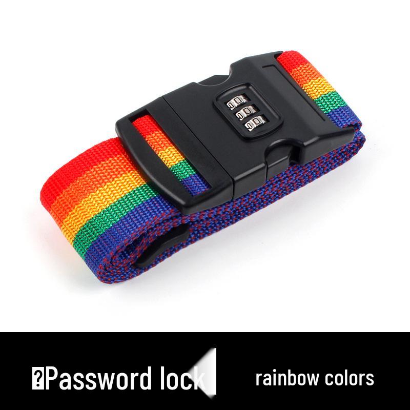 - Cross Packing Luggage Reinforcement Strap with Password Lock