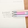 Kawaii 3Pcs/set Cute Erasable Pen Refill 0.38mm Blue/Black Magic Gel Pen for School Office Writing Supplies Student Kawaii Stationery
