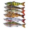 3D Fisheye Simulation Hard Bait Multi Jointed Swimbaits Lifelike Slow Sinking Swimming Bass Lure