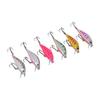 6pcs 4.3g 5cm Minnow Fishing Lure Multilayer Paint Processing Artificial Fishing Bait