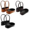 Handmade Bag Bottoms PU Leather Bag Handle Knitting Crochet Handbag Sewing Supplies Bag Accessories for Knitting Bag