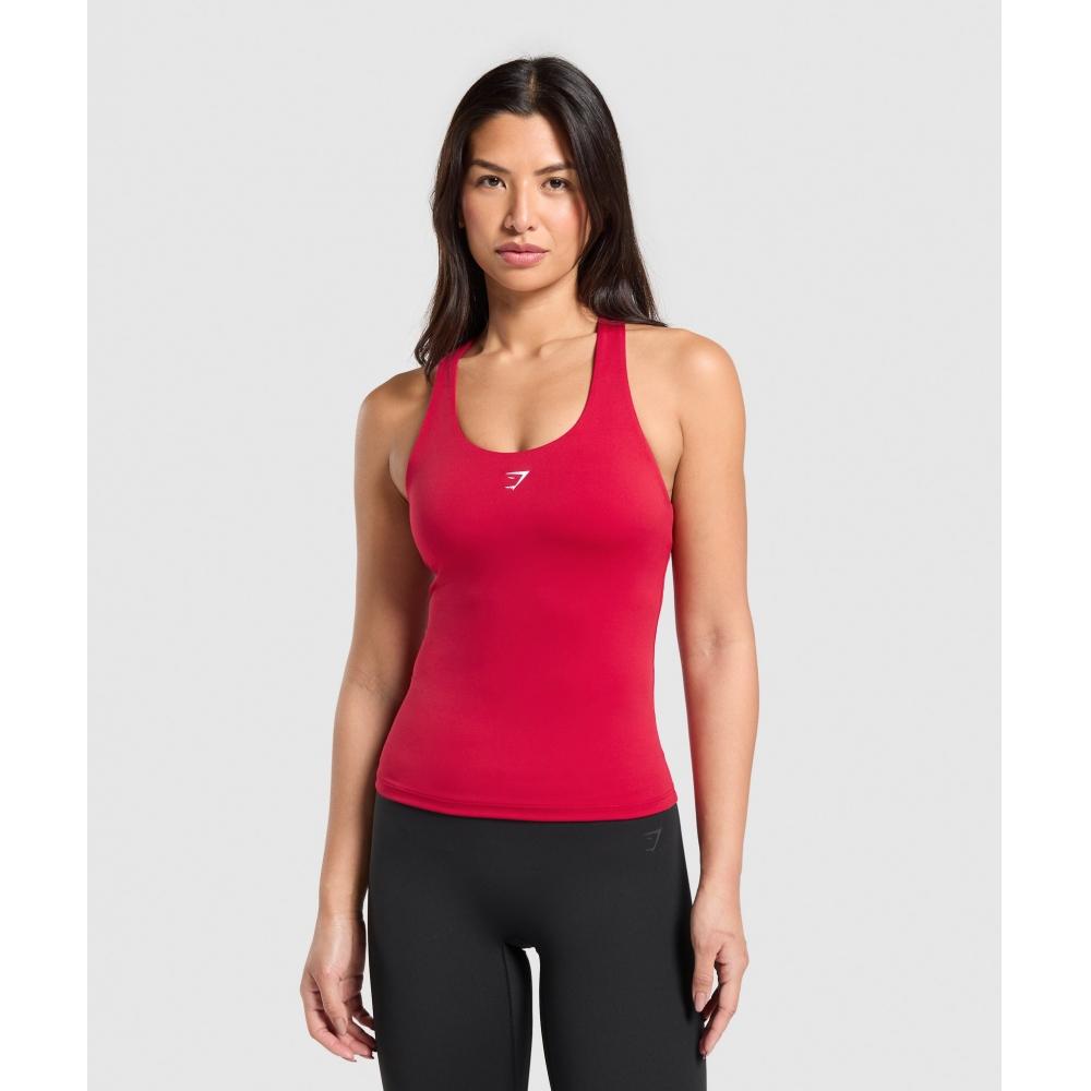 

Gymshark Everyday Racer Back Tank With Shelf Carmine Red B8a7p Rbqw XXL