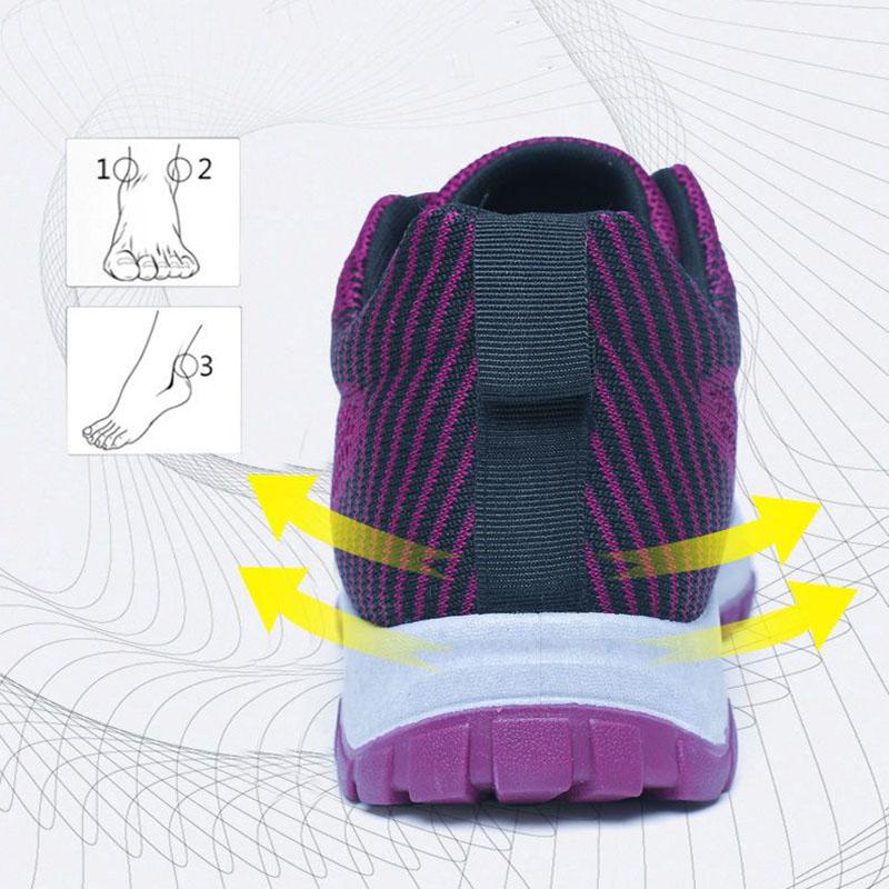 Women's Shoes Walking Casual Shoes Men's and Women's Couples Sneakers Breathable Non-slip Flying Woven Shoes Outdoor Casual Mother Shoes